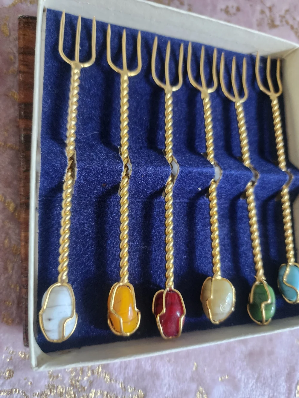 VINTAGE SET | Set of 6 Cocktail Forks